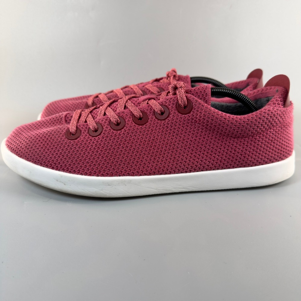 Allbirds Tree Piper Mens 13 Lux Pink White Running Shoes Lace Low Train Sneaker - Picture 4 of 16